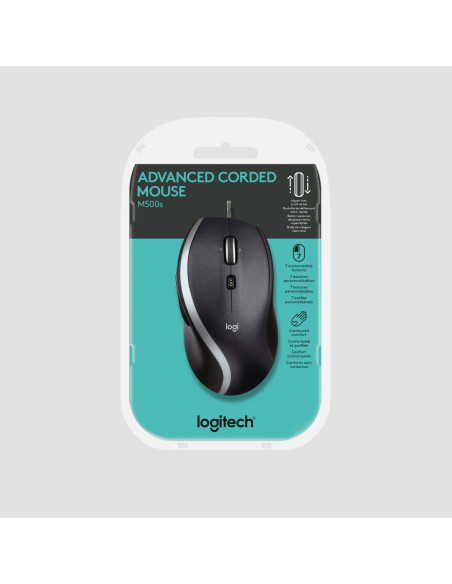 Logitech 910-005784 ratón Oficina mano derecha USB tipo A Óptico 4000