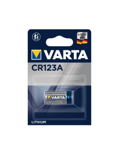 Varta pila CR123A litio 1430mah azul plata