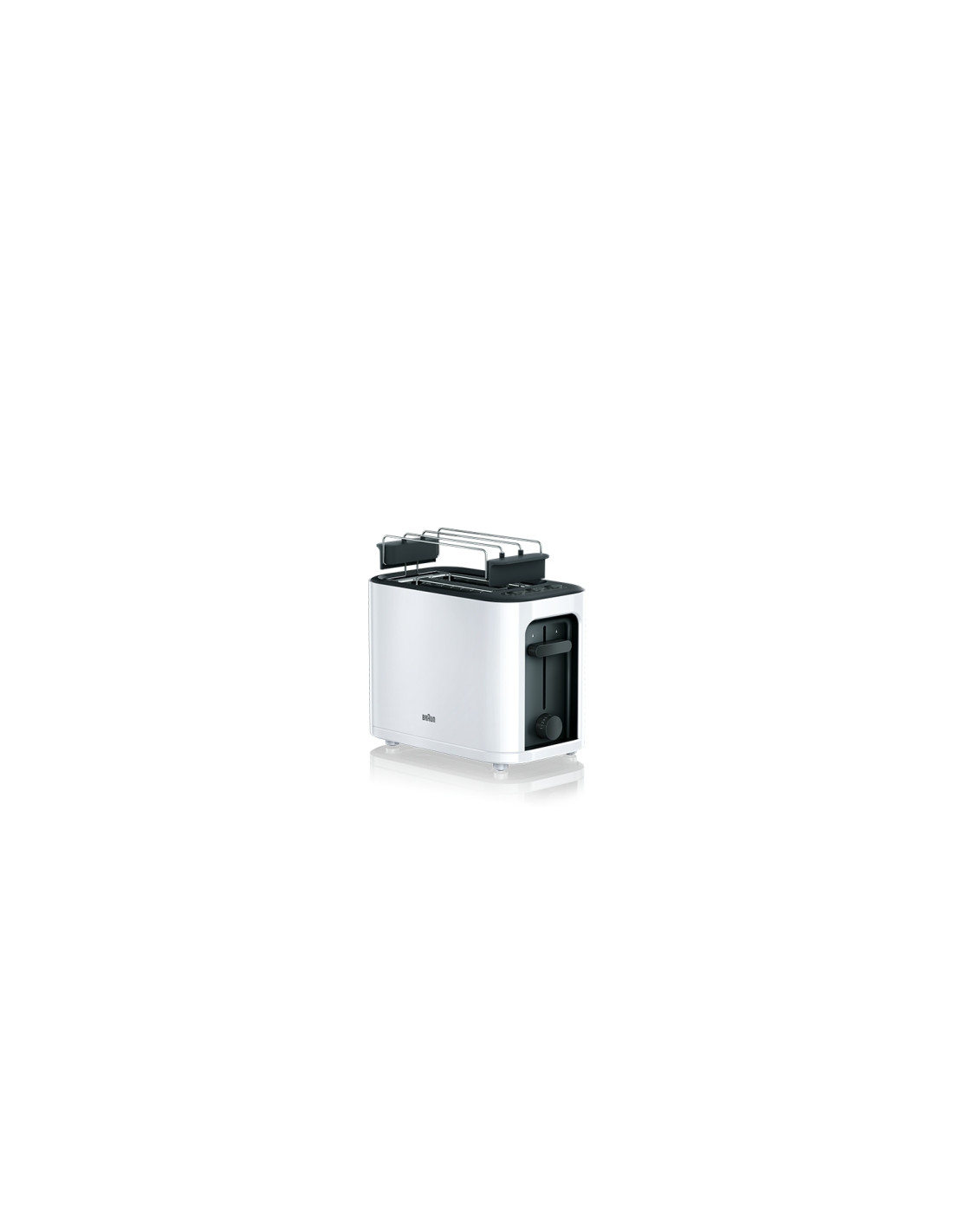 Braun HT3000WH Tostador 2 rebanadas 1000w negro blanco