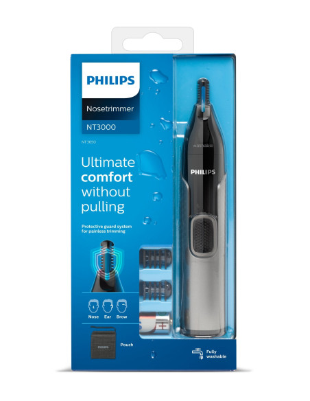 Philips Recortador para nariz orejas cejas gris