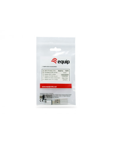 Equip Adaptador USB-C OTG, paquete de 3