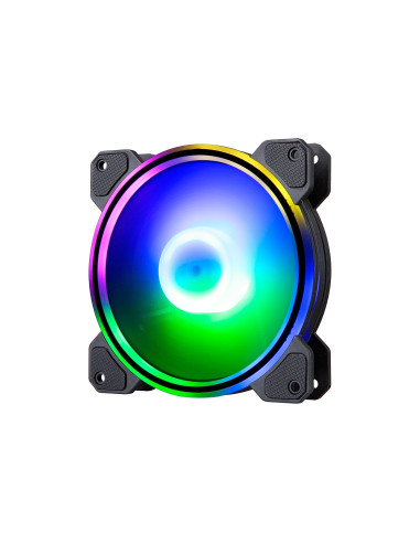 Hiditec N9-ARGB Ventilador caja 12cm led negro