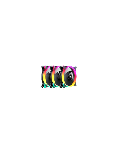 UNYKAch Ventilador CANDY 30 ARGB Ring Led 120 mm Negro