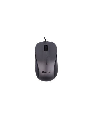 NGS CREW ratón Oficina Ambidextro USB tipo A Óptico 1200 DPI