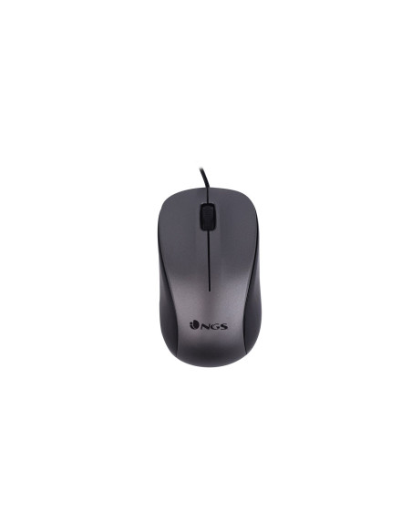 NGS CREW ratón Oficina Ambidextro USB tipo A Óptico 1200 DPI
