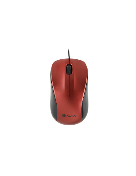 NGS CREW ratón Oficina Ambidextro USB tipo A Óptico 1200 DPI