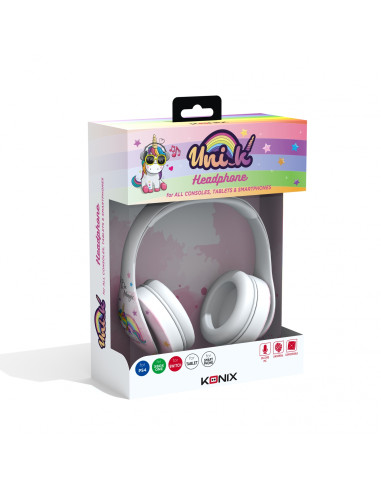 Konix Be Magic Auriculares Alámbrico Diadema Juego Multicolor