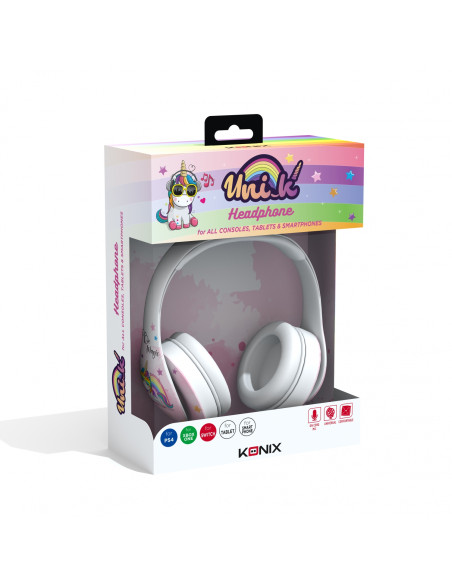 Konix Be Magic Auriculares Alámbrico Diadema Juego Multicolor