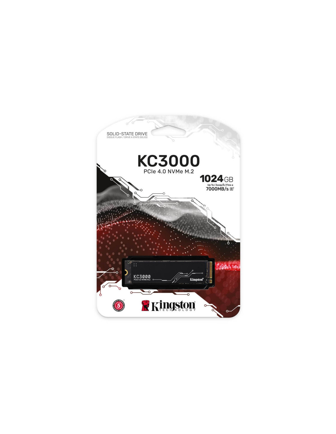 SSD KINGSTON M.2 1TB PCIE4.0 SKC3000S/1024G