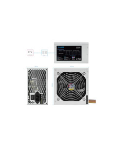 FUENTE ALIMENTACION 500W TOOQ PFC-ACTIVO 4SATA 12CM ATX 2