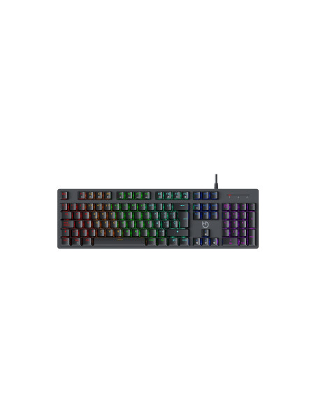 Hiditec GK400 ARGB teclado Juego USB Negro