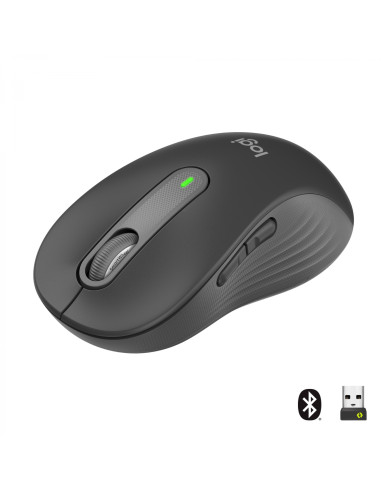 Logitech Signature M650 ratón mano derecha RF inalámbrica + Bluetooth Í???ptico 2000 DPI