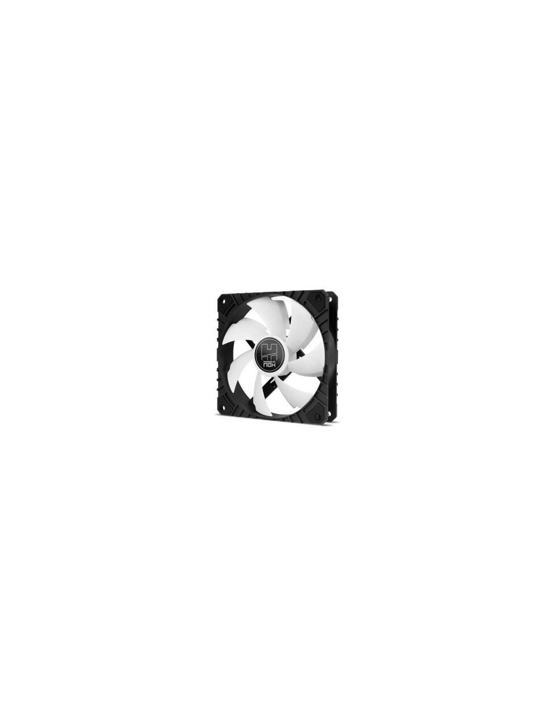NOX H-FAN PRO Carcasa del ordenador Ventilador 12 cm Negro, Blanco