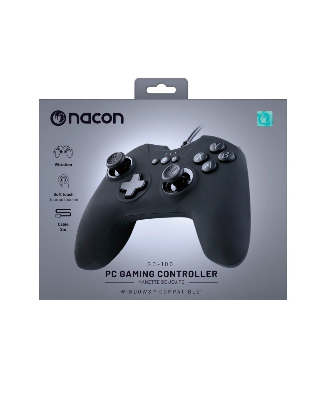 GAMEPAD NACON PC NEGRO PCGC-100XF