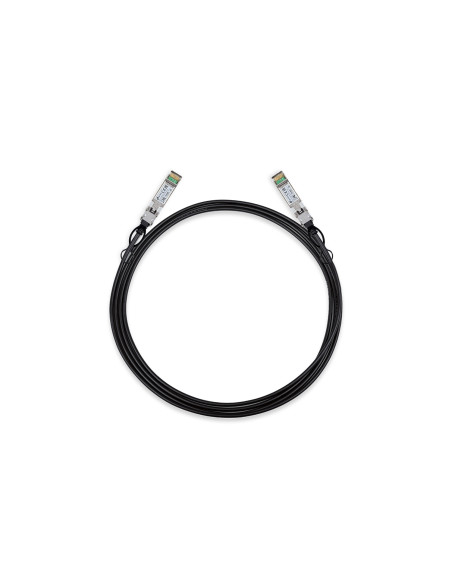 TP-Link TL-SM5220-3M Cable de fibra óptica e InfiniBand SFP+ DAC Negro