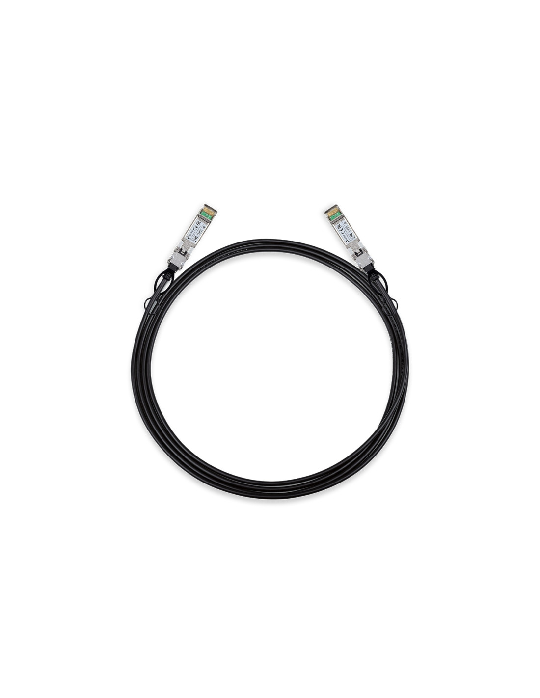 TP-LINK TL-SM5220-3M cable de fibra optica SFP+ DAC Negro