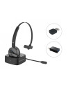 Conceptronic POLONA03BDA auricular y casco Auriculares Diadema Oficina/Centro de llamadas Bluetooth Base de carga Negro