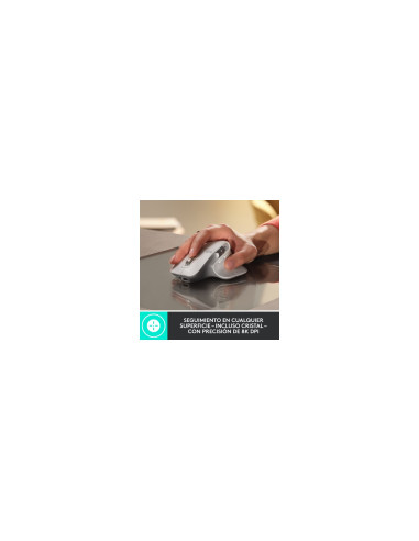 Logitech MX Master 3S ratón mano derecha RF Wireless + Bluetooth Í???ptico 8000 DPI