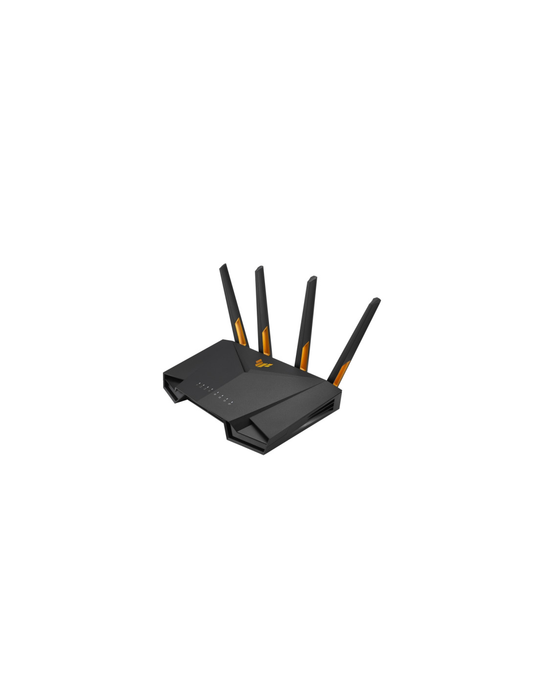 ASUS 90IG0790-MO3B00 router inalámbrico Gigabit Ethernet Doble banda (2,4 GHz / 5 GHz) Negro, Naranja