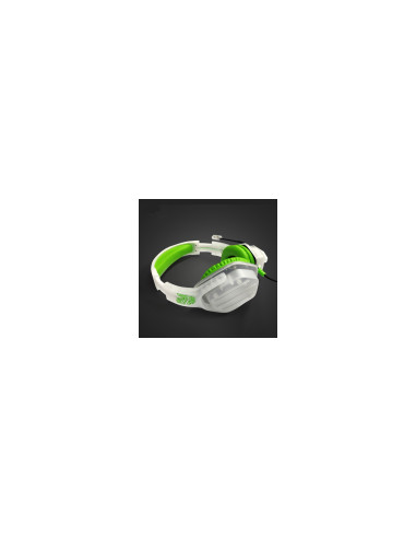 FR-TEC Ghost Auriculares Alámbrico Diadema Juego Verde, Transparente, Blanco