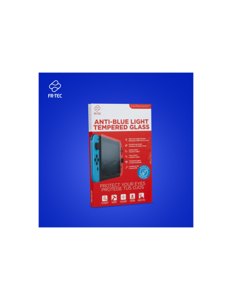 FR-TEC Cristal Templado con Filtro Luz Azul HEV para Nintendo Switch