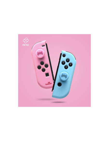 FR-TEC Tanooki Combo Pack Funda Silicona + Grips para Joy-Con de Nintendo Switch