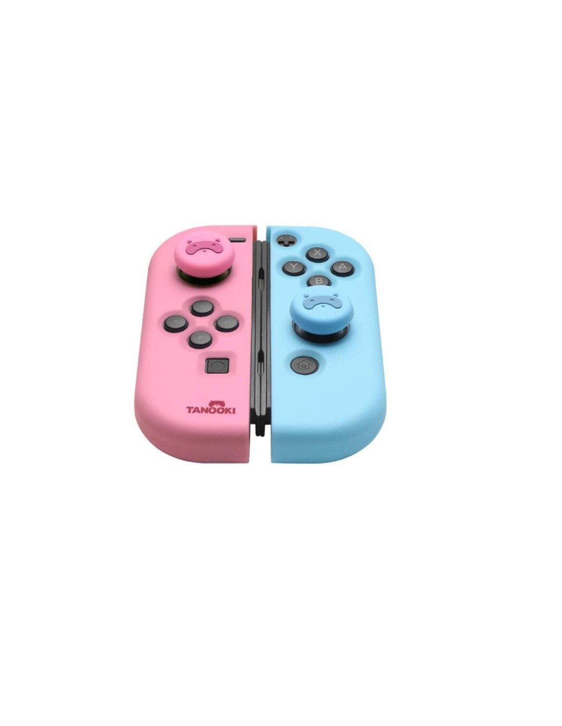 FR-TEC Tanooki Combo Pack Funda Silicona + Grips para Joy-Con de Nintendo Switch