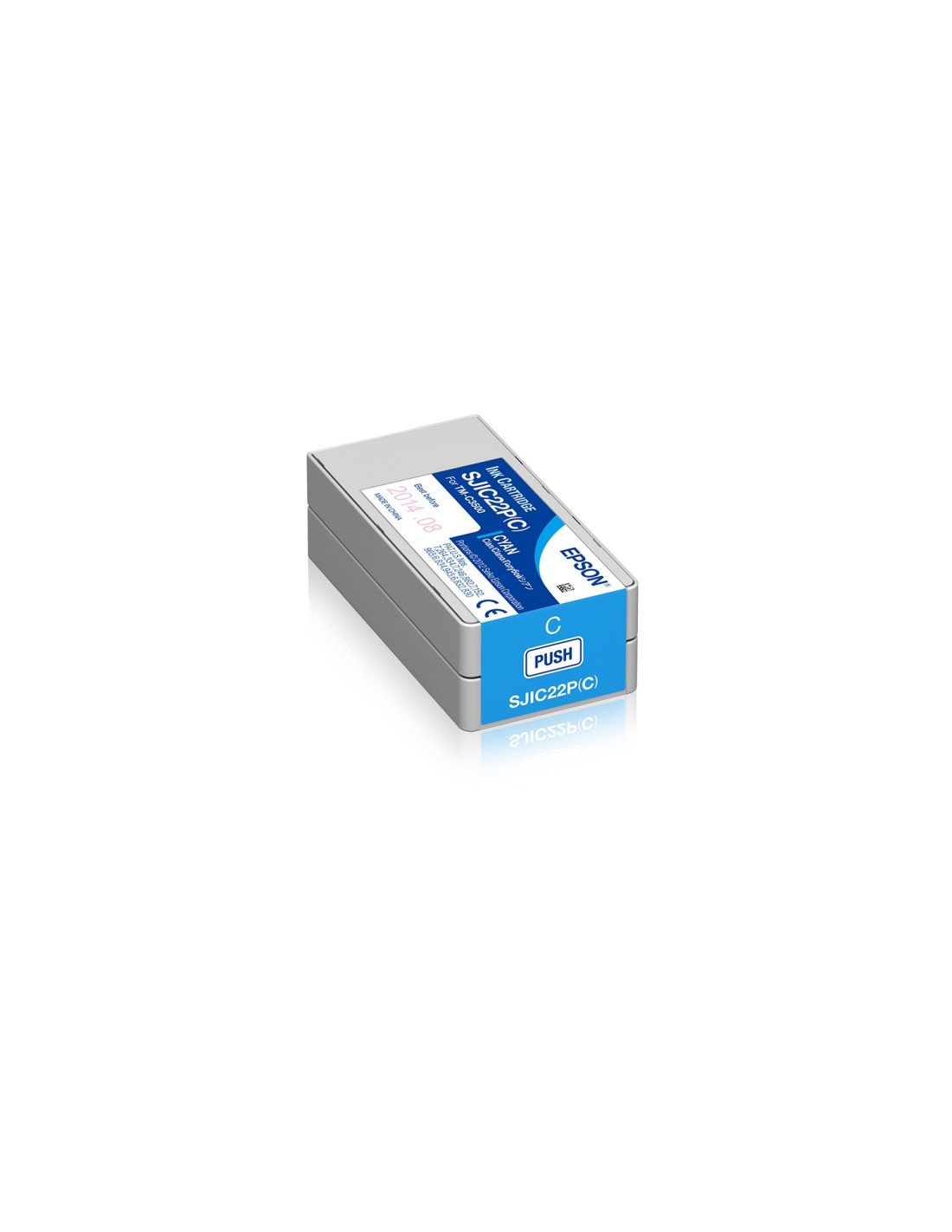 Epson SJIC22P(C): Ink cartridge for ColorWorks C3500 (Cyan)