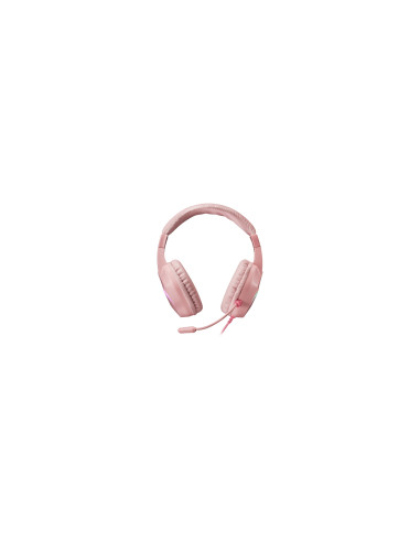 Mars Gaming MH122 Rosa, Cascos Gaming FRGB Over Ear con Micrófono,