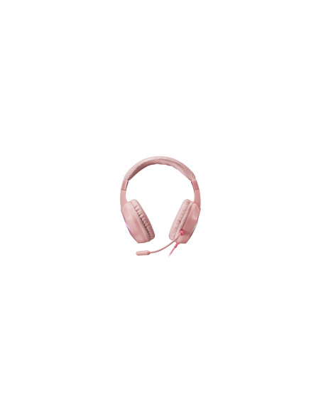 Mars Gaming MH122 Rosa, Cascos Gaming FRGB Over Ear con Micrófono,