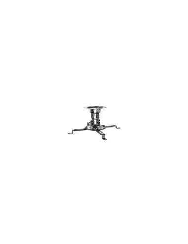 AISENS Soporte Universal Giratorio, Inclinable de Techo para Proyector 13.5Kg, Negro