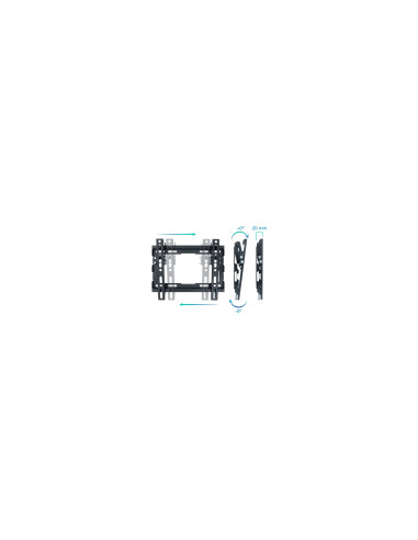TooQ LP1044T-B soporte para TV 109,2 cm (43") Negro
