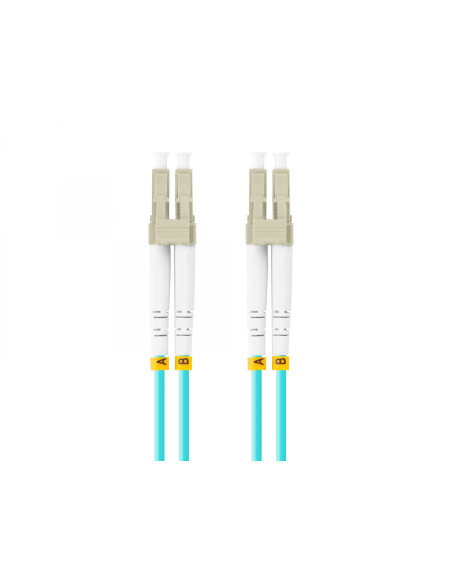 Lanberg FO-LULU-MD31-0010-TQ cable de fibra optica 1 m LC/UPC OM3 Color aguamarina