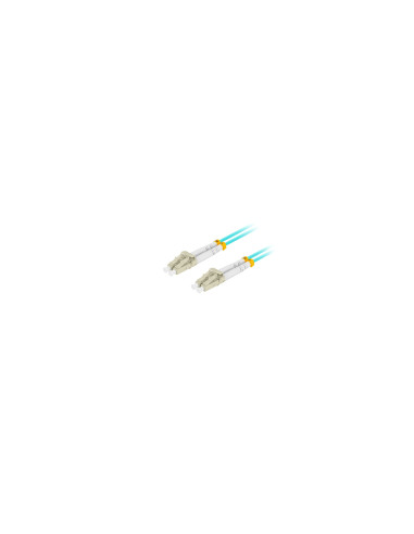 Lanberg FO-LULU-MD31-0010-TQ cable de fibra optica 1 m LC/UPC OM3 Color aguamarina