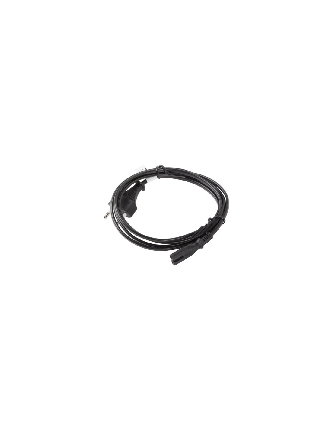 Lanberg CA-C7CA-11CC-0030-BK cable de transmisión Negro 3 m CEE7/16 C7 acoplador