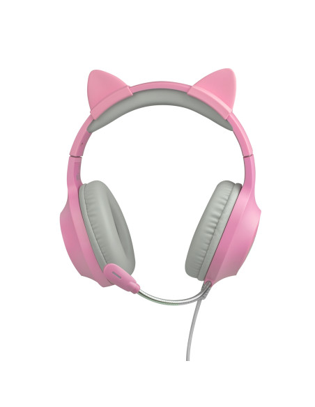 FR-TEC Cascos gamer Tanooki con Orejas Diadema