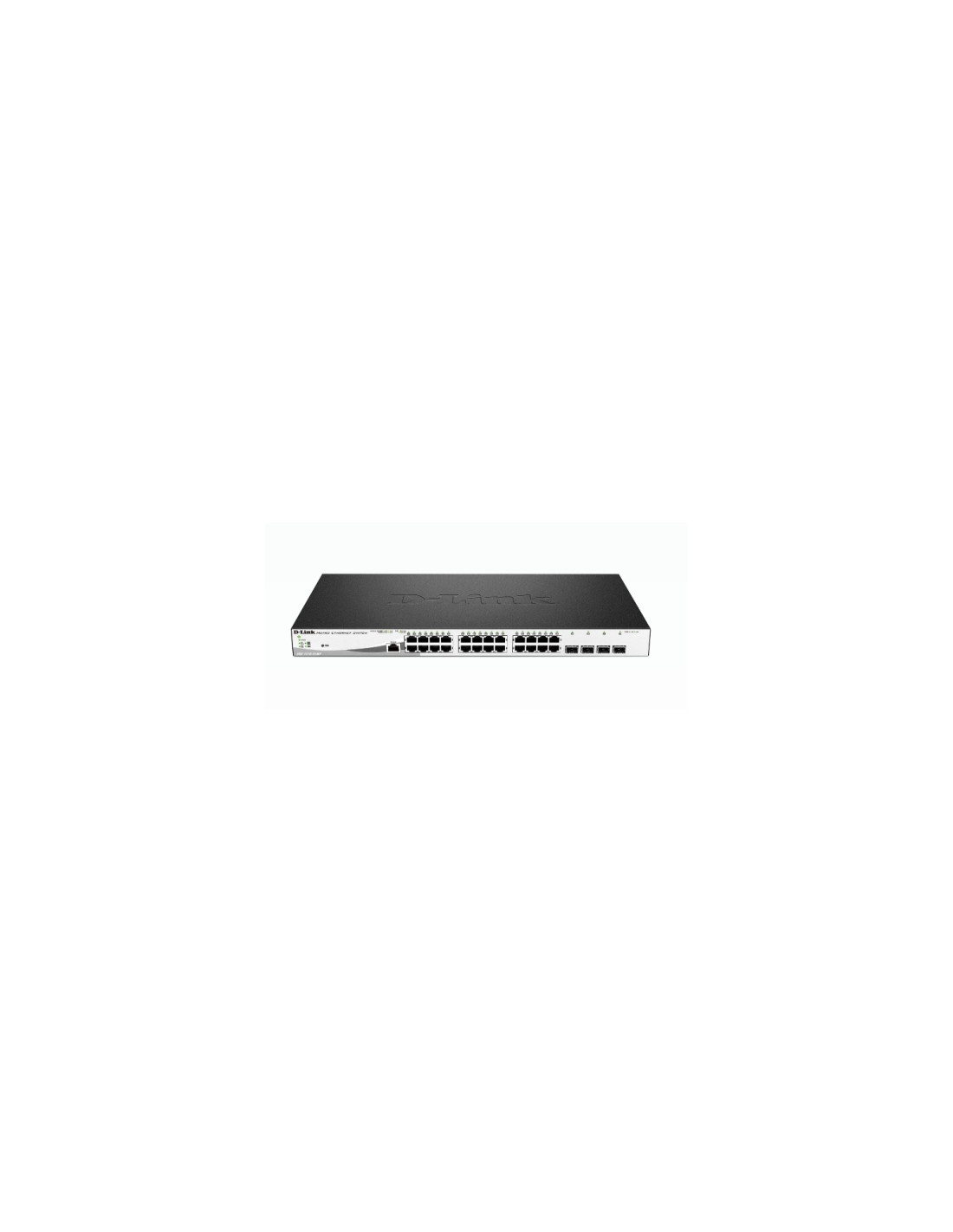 D-Link DGS-1210-28MP/E switch Gestionado L2 Gigabit Ethernet (10/100/1000) EnergÍ­a sobre Ethernet (PoE) 1U Negro, Gris