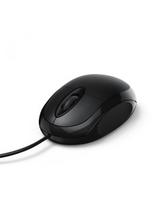 Hama | Ratón MC-100 con Cable Negro