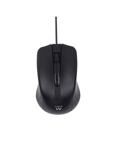 Ewent EW3300 ratón Oficina Ambidextro USB tipo A Óptico 1000 DPI