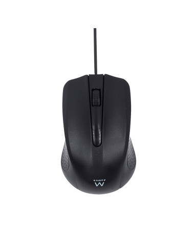 Ewent EW3300 ratón Oficina Ambidextro USB tipo A Óptico 1000 DPI