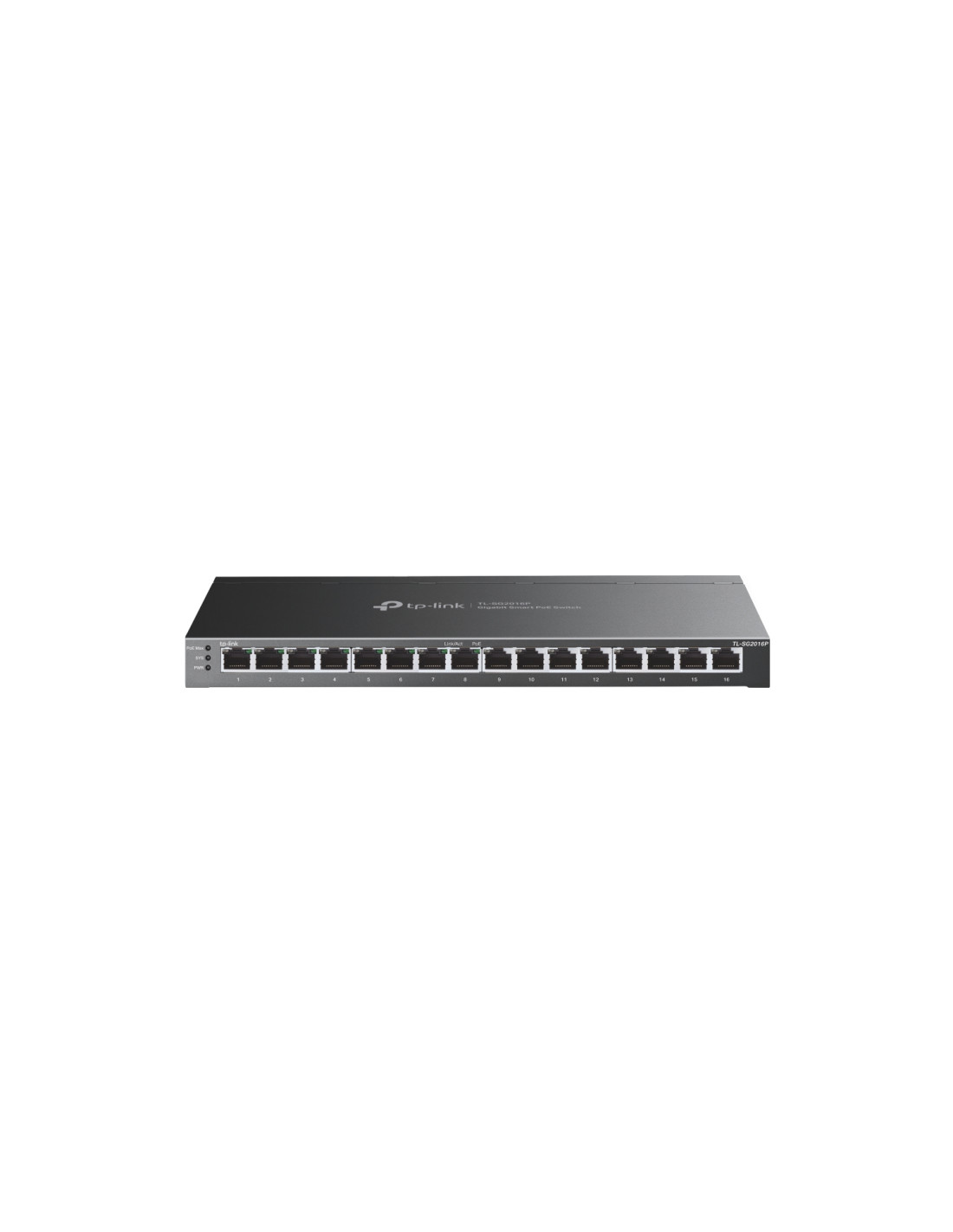 TP-Link TL-SG2016P switch L2/L3/L4 Gigabit Ethernet (10/100/1000) EnergÍ­a sobre Ethernet (PoE) Negro