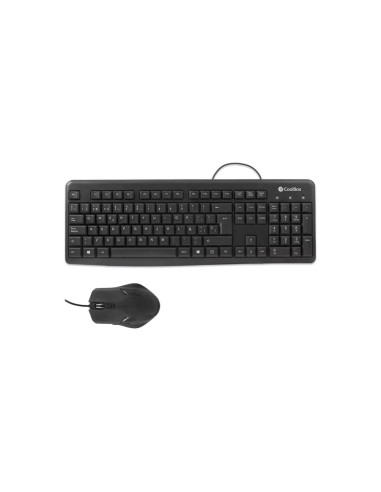 COMBO TECLADO/RATON COOLBOX KTR-01U USB NEGRO