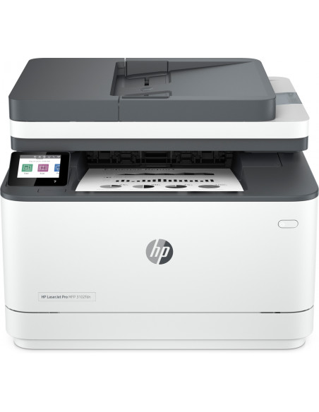 HP LaserJet Impresora multifunción Pro 3102fdn, Blanco y negro, Impresora para Pequeñas y medianas empresas, Imprima, copie, e