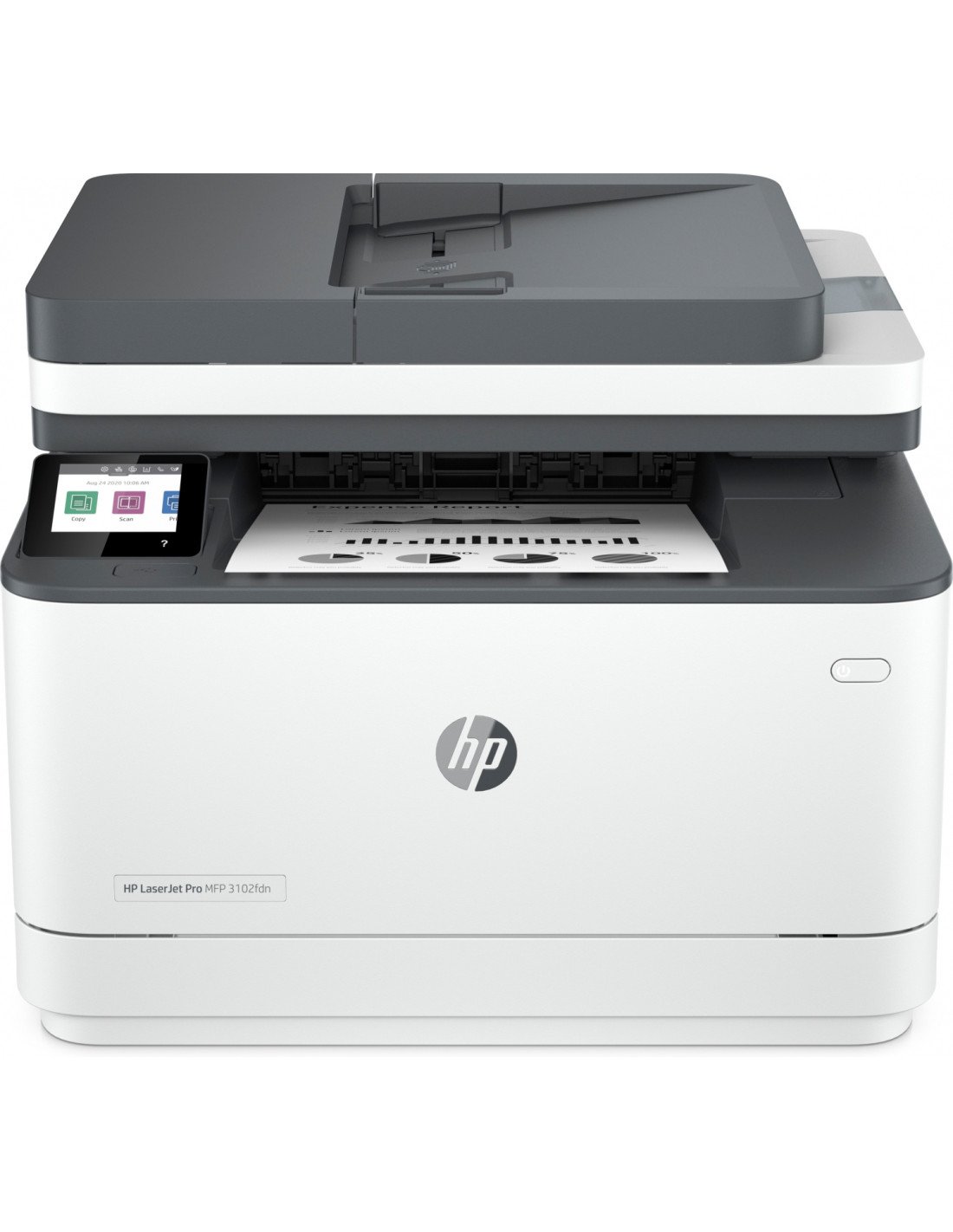 HP LaserJet Impresora multifunción Pro 3102fdn, Blanco y negro, Impresora para Pequeñas y medianas empresas, Imprima, copie, e