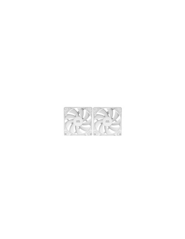 Mars Gaming MF-PROX2 Blanco, Kit 2 Ventiladores 120mm, Sistema