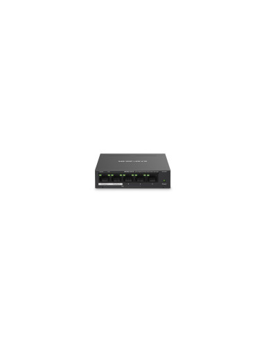 Mercusys MS105GP switch Gigabit Ethernet (10/100/1000) EnergÍ­a sobre Ethernet (PoE) Negro