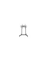 AISENS Soporte de suelo motorizado pro con ruedas para monitor/TV 120kg de 55-100, Negro
