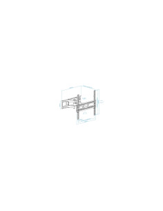 TooQ Soporte de pared para pantallas 32”- 70” 2