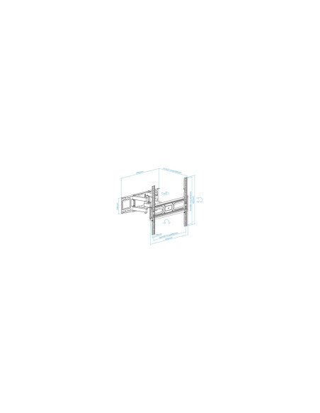 TooQ Soporte de pared para pantallas 32”- 70”