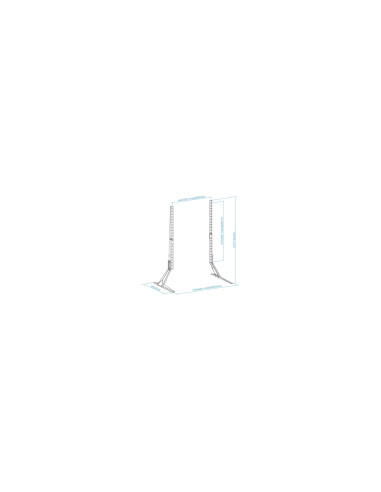 TooQ Soporte de mesa para pantallas 23”-75”